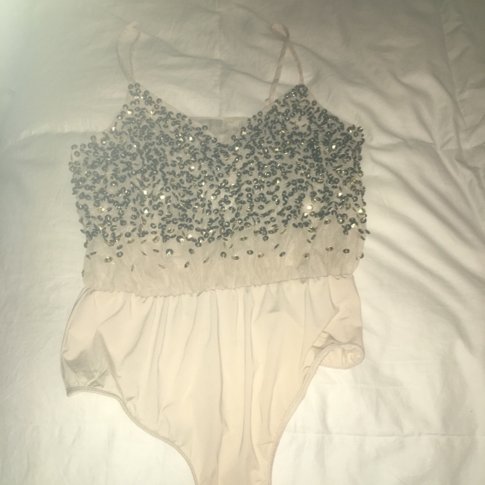 2 sequin asos body tops